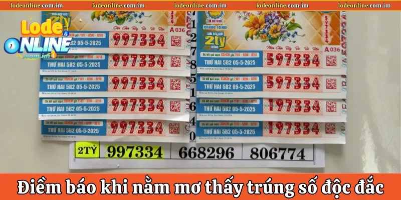 Điềm báo may mắn khi nằm mơ thấy trúng số độc đắc